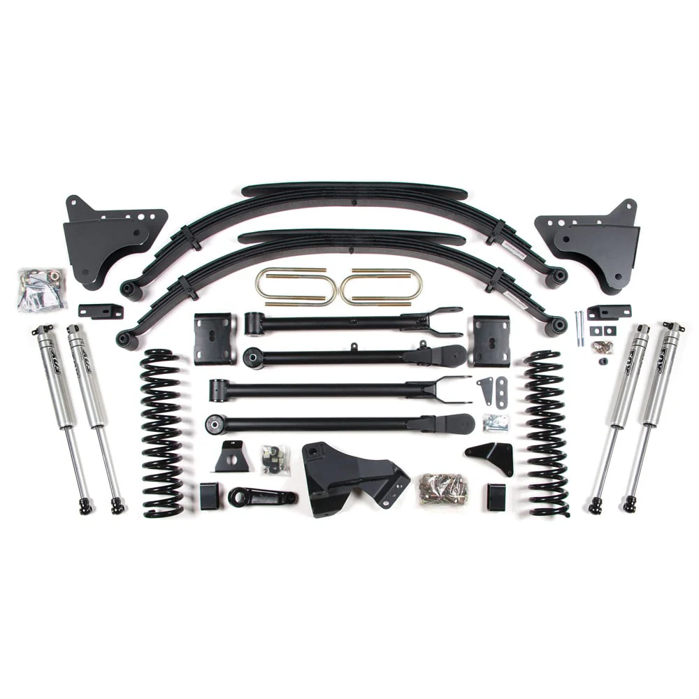 BDS Suspension 4" Lift Kit 4-Link 11-16 Ford 6.7L Powerstroke F-250/F-350 4WD