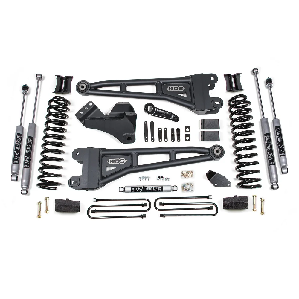 BDS Suspension 4" Radius Arm Lift Kit 08-10 Ford 6.4L Powerstroke F250 / F350