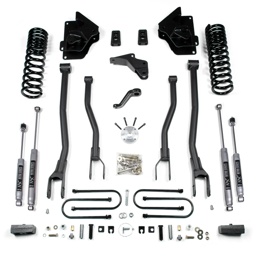 BDS Suspension 4" 4-Link Lift Kit 13-18 Ram 6.7L Cummins 3500 w/o Rear Air
