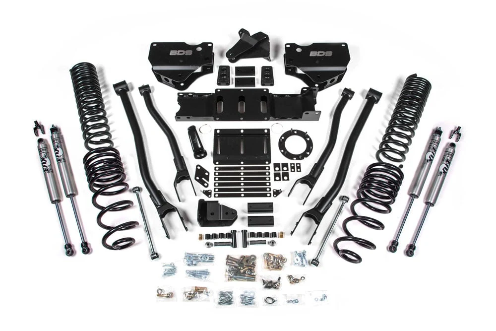 BDS Suspension 4" 4 Link Lift Kit 19-22 Ram 6.7L Cummins 2500 w/ Rear Coils