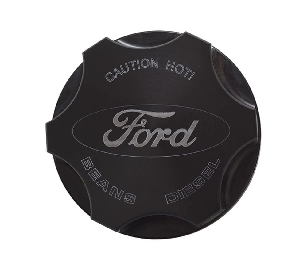 Beans Diesel Anodized Push On Radiator Cap Cover 94-22 Ford Powerstroke