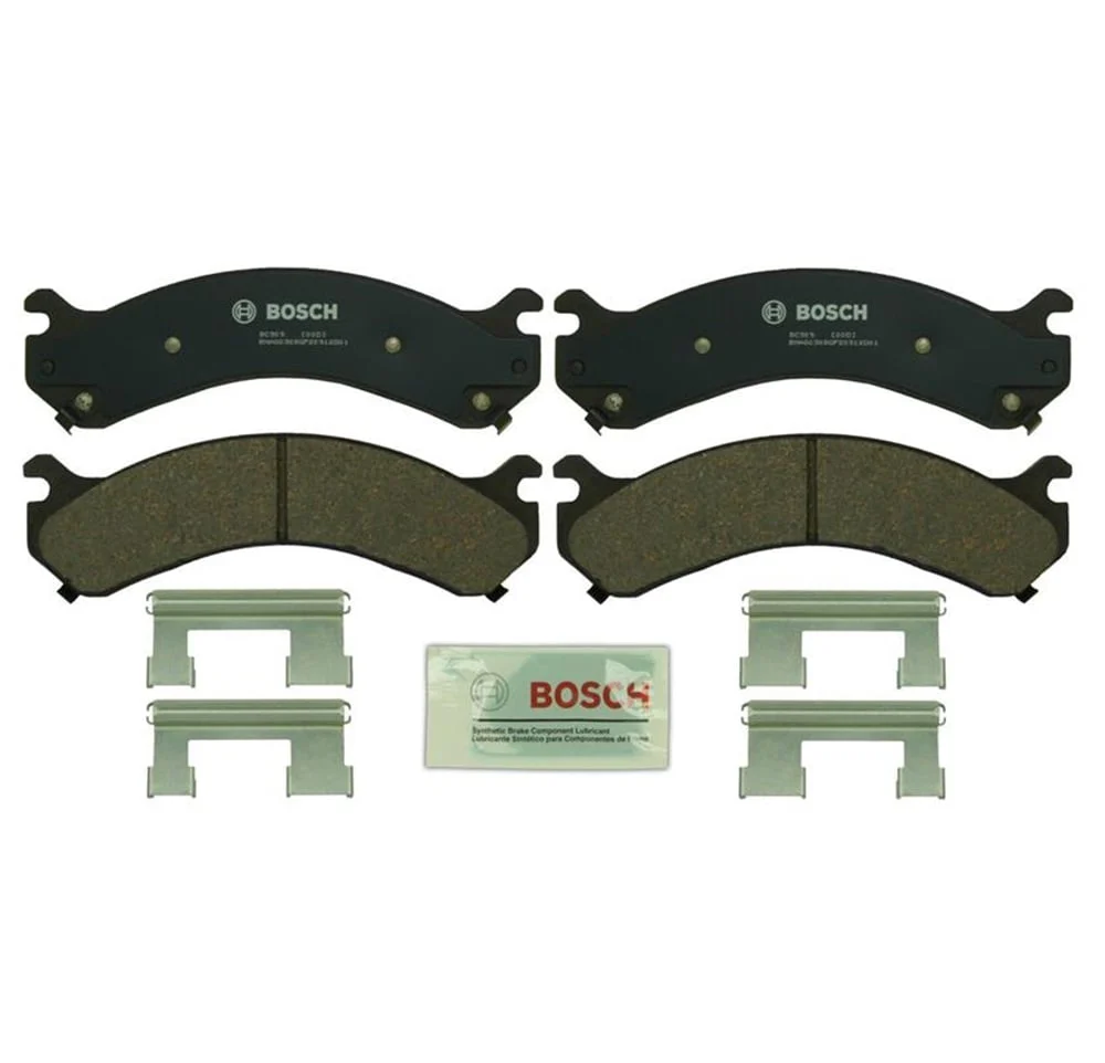 Bosch QuietCast Ceramic Rear Brake Pads 01-10 GM 3500 12,000 GVW