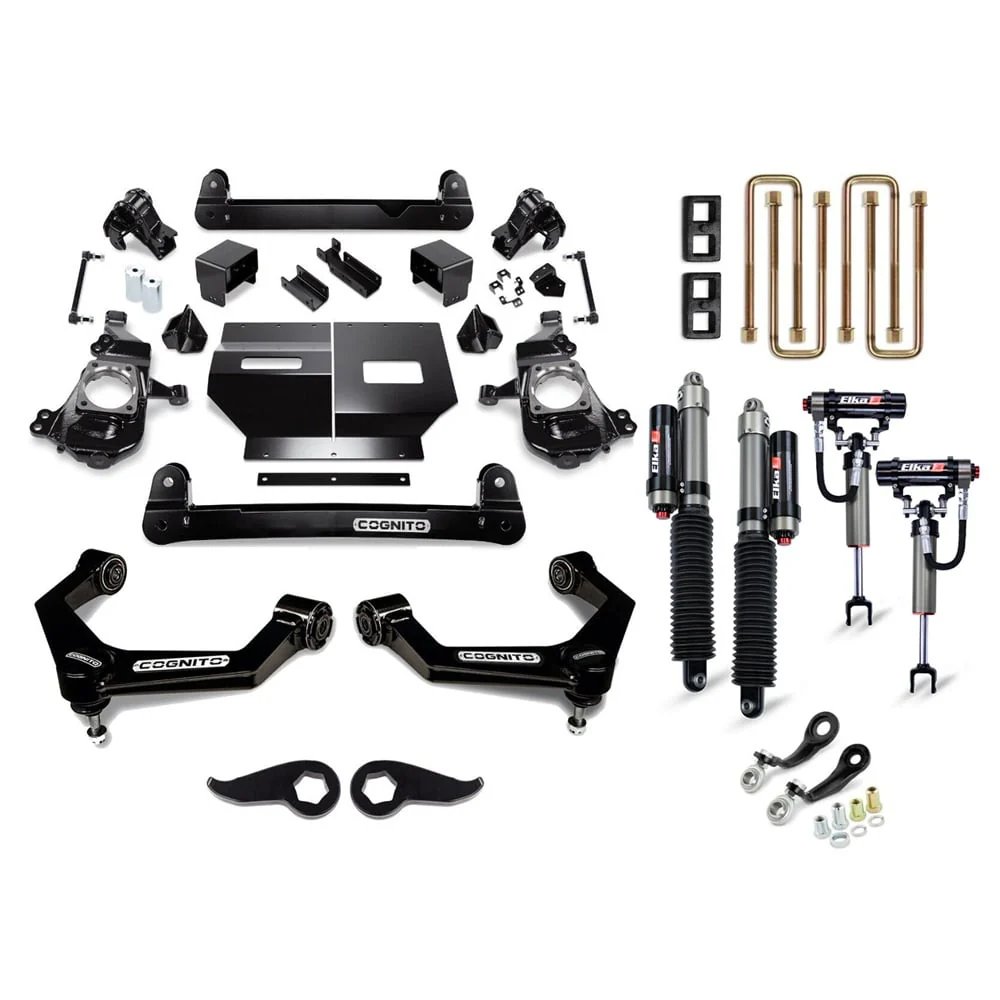 Cognito 5" Elite Lift Kit With Elka 2.5 Reservoir Shocks 20-25 GM 6.6L Duramax L5P