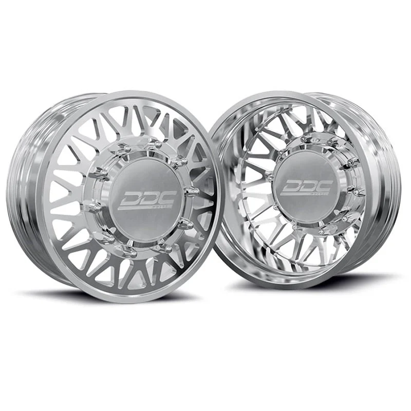 DDC The Mesh Forged Polished 20"x8.25" Wheels 05-23 F-350 | 11-14 F-450 | 19-24 Ram 3500 Dually