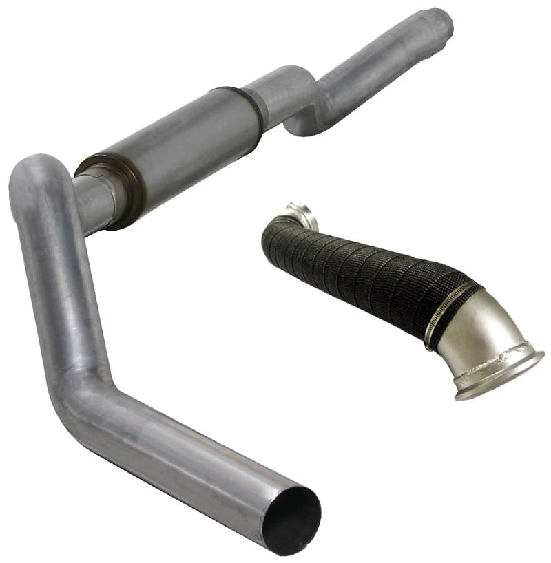 Diamond Eye 5" Aluminized Cat-Back Single Outlet Exhaust W/Turbo Direct Pipe 06-07 6.6L LBZ Duramax
