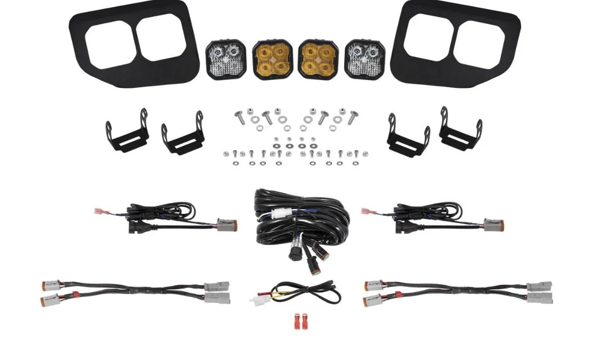 Diode Dynamics SS3 Stage Series Fog Light Pocket Kit  | 20-22 Ford Superduty - Image 8