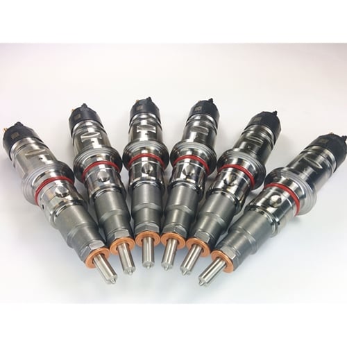 Dynomite Diesel 10-20HP Economy Series New No Core Injector Set 07.5-18 Ram 6.7L Cummins