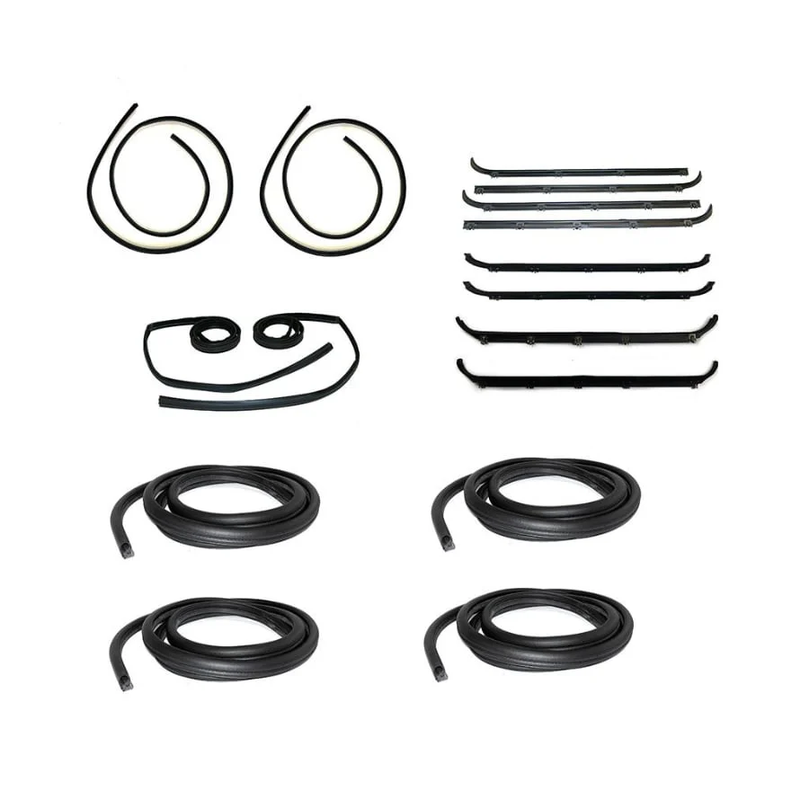 Fairchild Window Channel, Door, & Belt Weatherstrip Seal Kit | Crew Cab | 87-97 Ford F-250/F-350