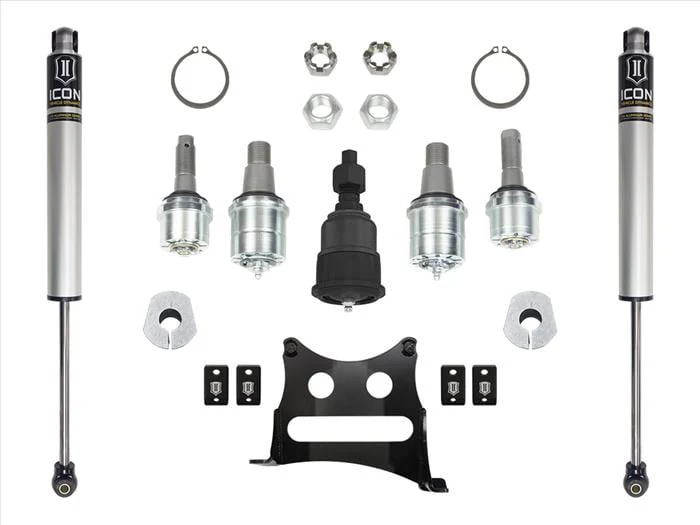 ICON Ultimate Front End Kit with Track Bar Ball Joint 05-22 Ford SuperDuty 4WD