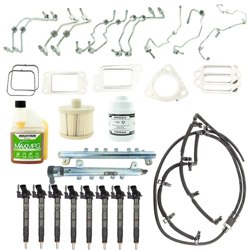Industrial Injection 4G6103 Bosch Disaster Kit Without CP4 11-16 6.6L LML Duramax