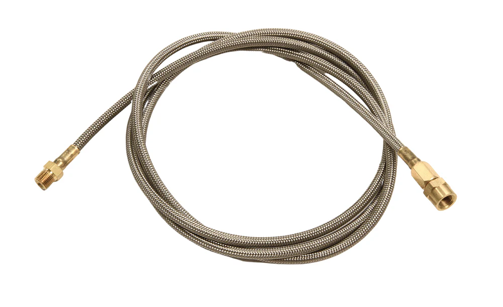 Isspro Braided Stainless Steel Hose For Mechanical Fuel Pressure Gauge - Image 2