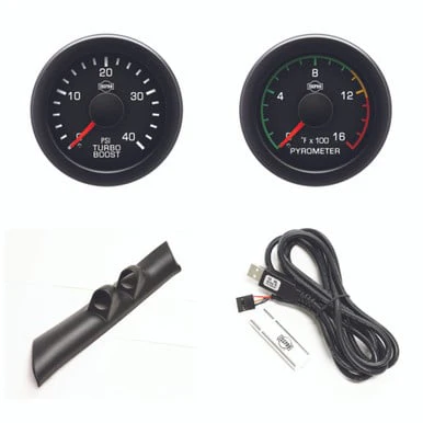 Isspro EV2 Pillar Kit With Pyrometer and Turbo Boost 98-02 Dodge/Ram 5.9L Cummins
