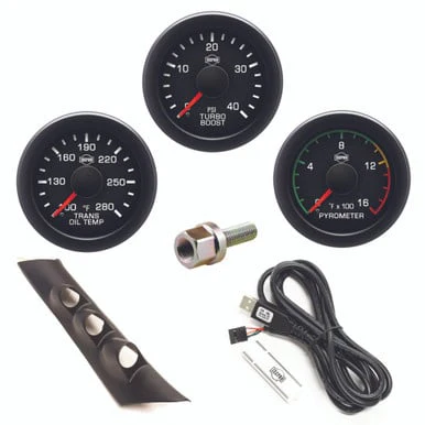 Isspro EV2 Pillar Kit With Pyrometer, Boost, and Transmission Temp 98-02 Dodge/Ram 5.9L Cummins