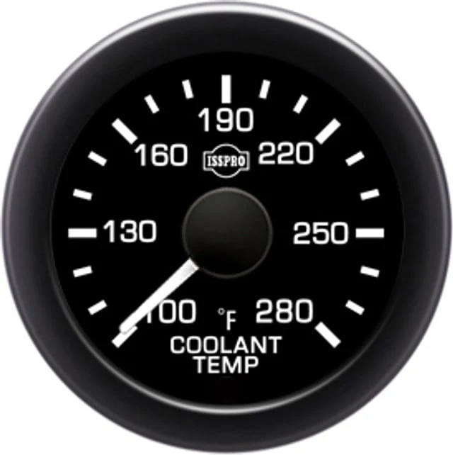 Isspro EV3 Electronic Coolant Temperature Gauge And Sensor 100-280°F