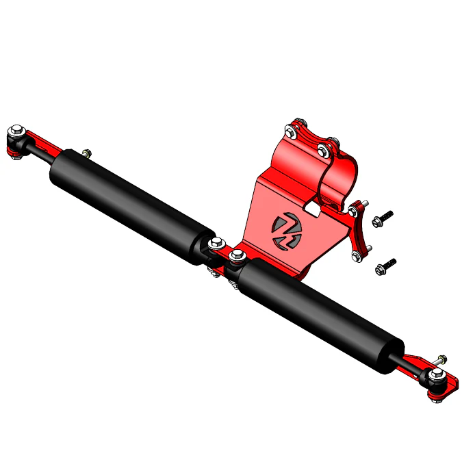 Kelderman Dual Steering Stabilizer Kit 23-25 Ford F-250/350 SuperDuty