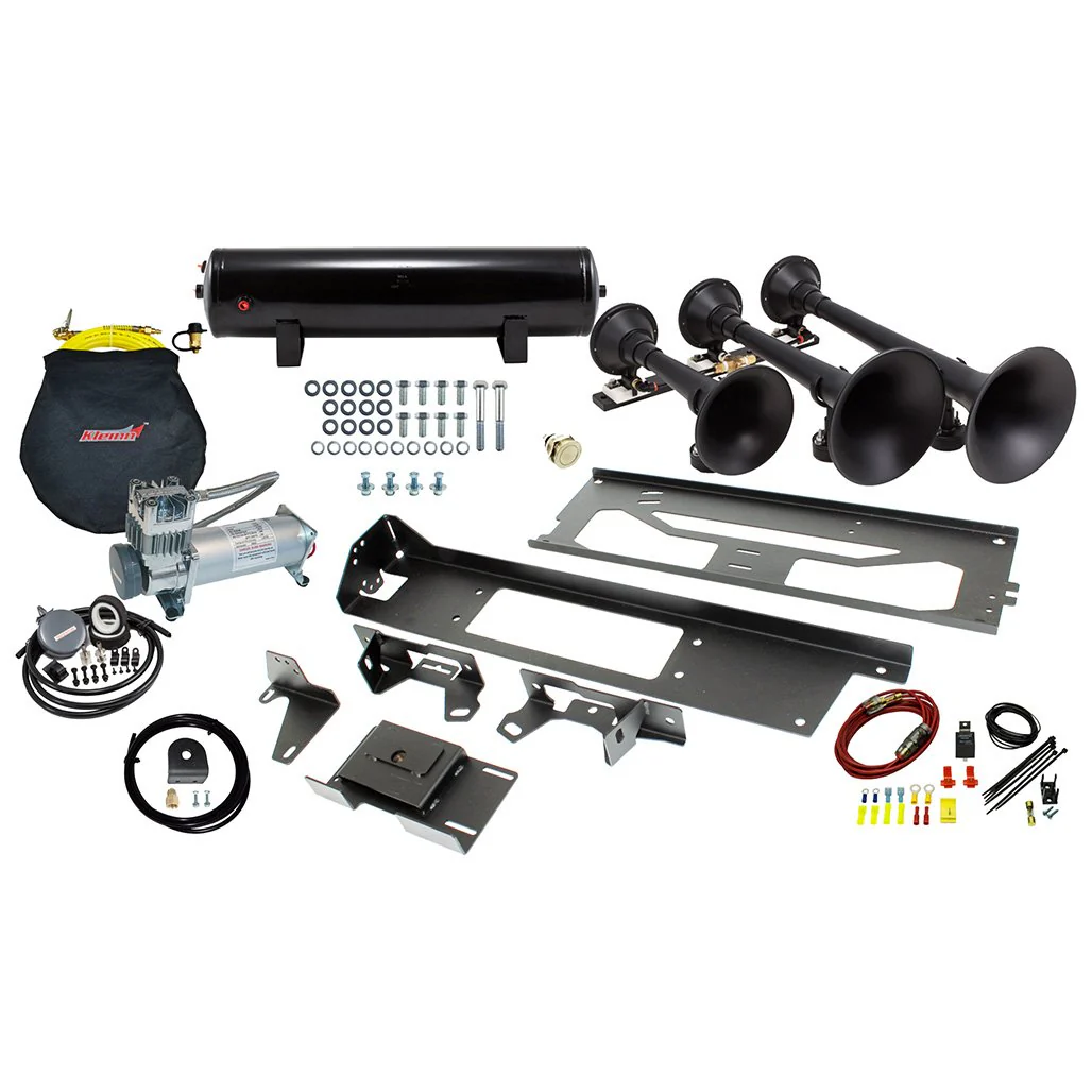 Kleinn Air Horns Bolt-On Air Horn and Onboard Air System 17-22 Ford Superduty F-250/350
