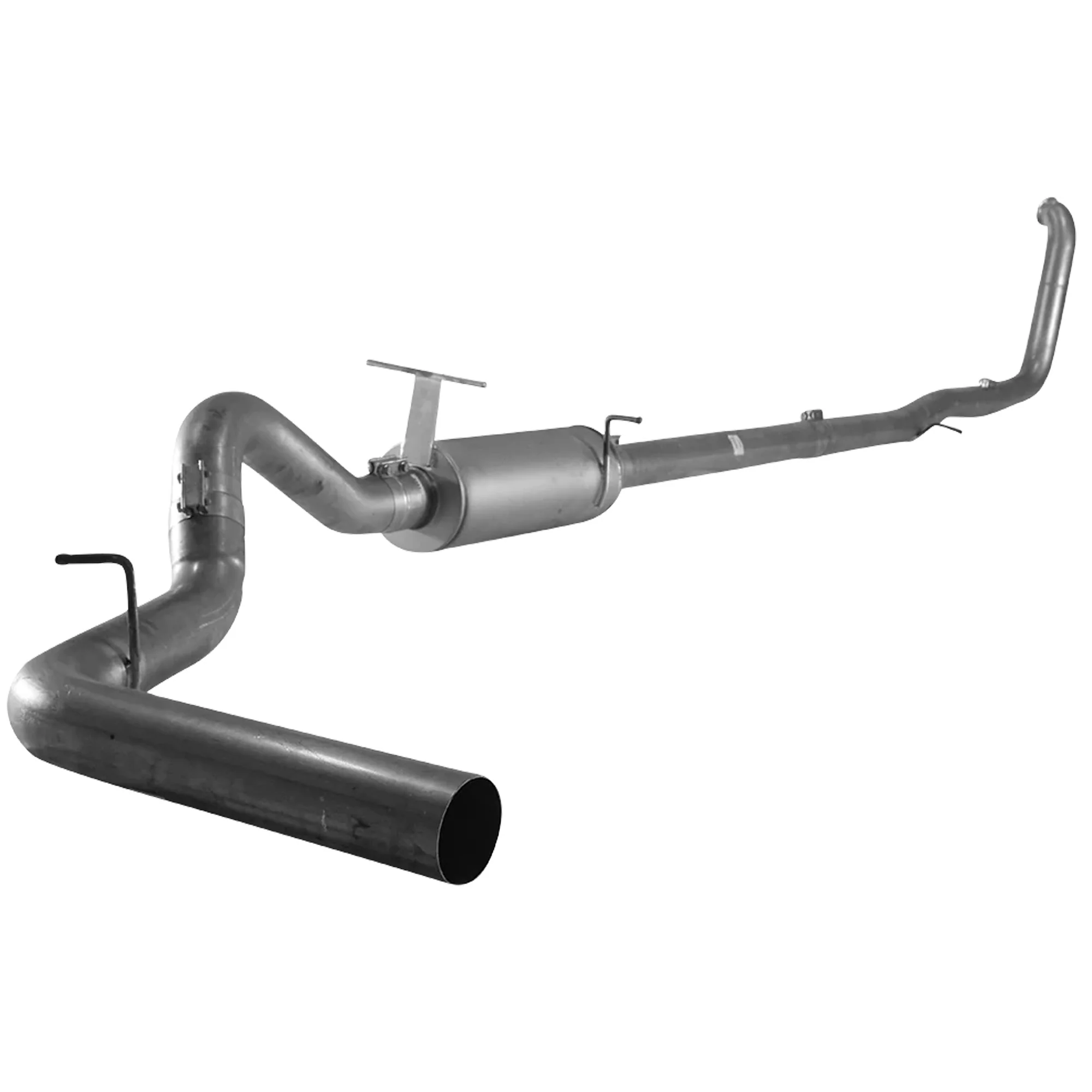 Mel's Manufacturing 4" Cat Back Exhaust Kit With Muffler 01-07 GM 6.6L Duramax