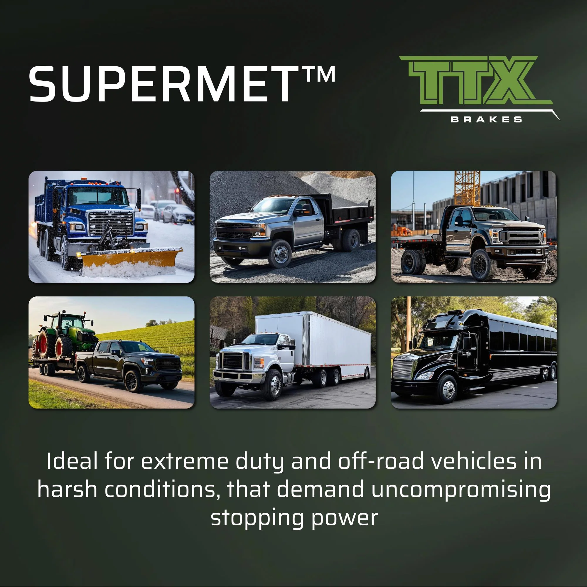 Mevotech TTX SuperMet Brake Pads 14-24 Ford F-250 | 13-24 F-350 - Image 5