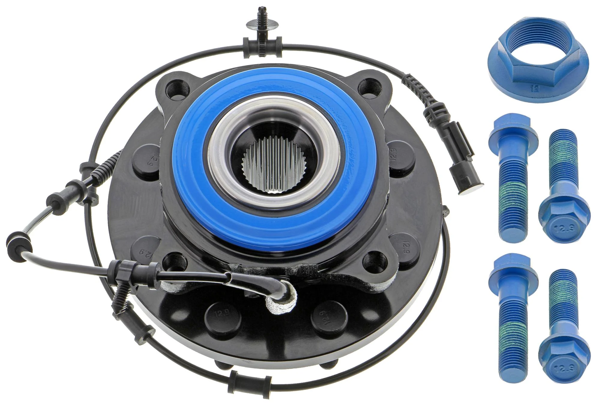 Mevotech TTX Wheel Bearing and Hub Assembly with ABS Sensor 14-18 Ram 2500 | 13-18 3500