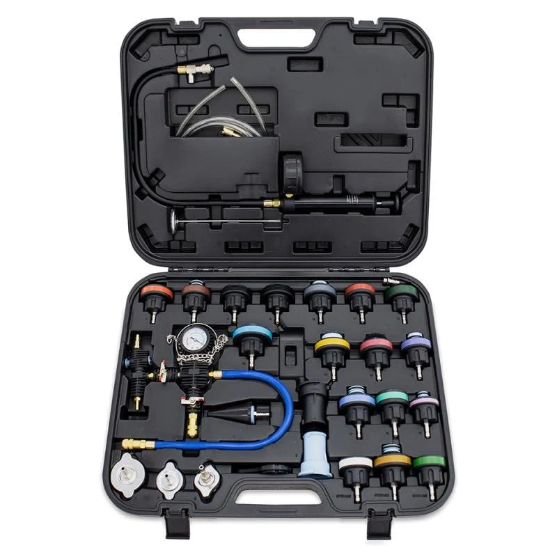 Mishimoto Cooling System Pressure Tester and Vacuum Refill 28 Piece Kit
