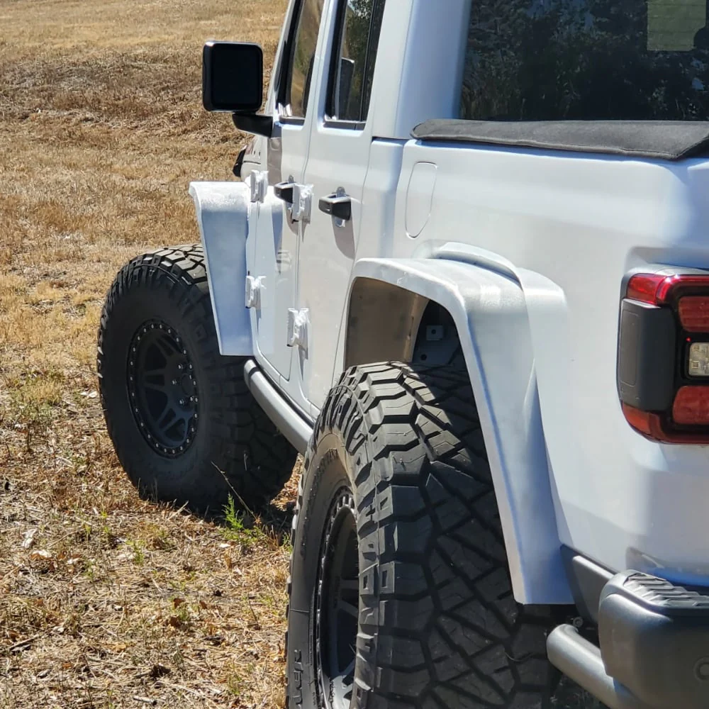 Nemesis Industrial Notorious Dovetail Rear Flares 20-23 Jeep Gladiator JT (Pair)