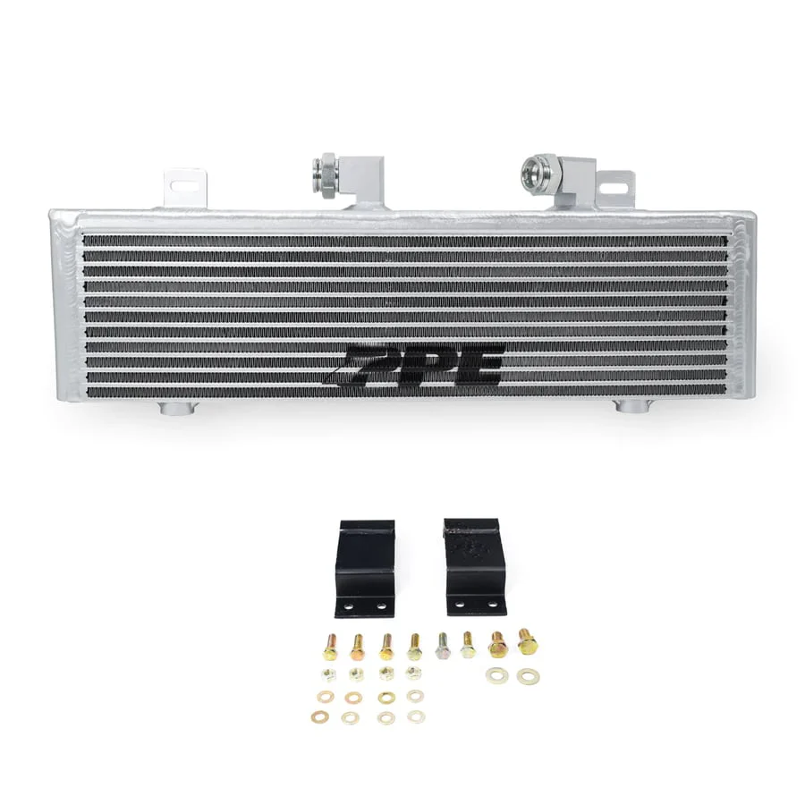 PPE Performance Bar And Plate Transmission Cooler for 17-19 GM 6.6L Duramax