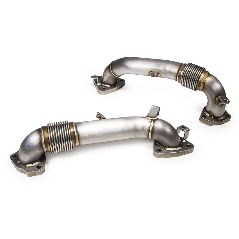PPE Replacement High Flow OEM Length Up-Pipes 17-25 GM 6.6L Duramax L5P