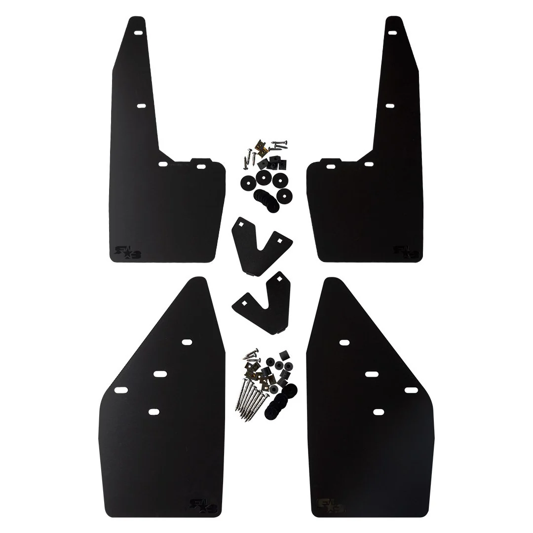 RokBlokz Black Mud Flaps (Set of 4) 19-24 Ram 2500/3500 SRW