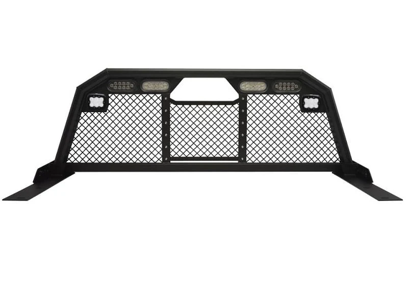 Royalty Core RC88T Billet Headache Rack w/ Taillights & Dura PODs 03-09 Dodge 5.9L / 6.7L Cummins