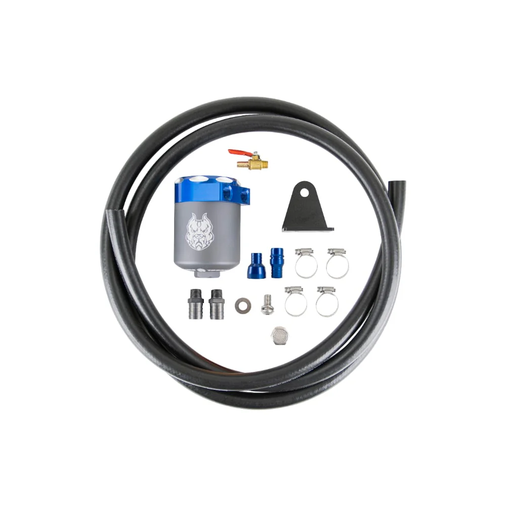 Sinister Diesel Billet Catch Can for 17-23 Ford 6.7L Powerstroke