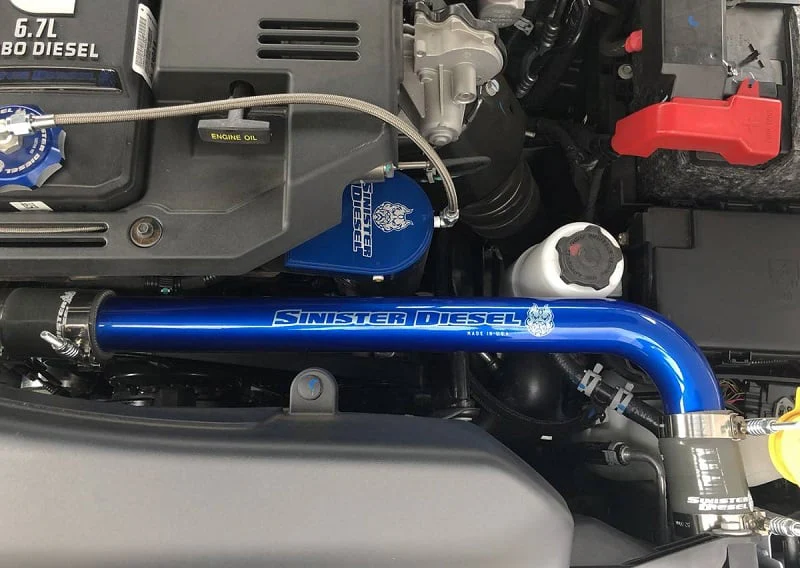 Sinister Diesel Radiator Pipe 19-20 Ram 6.7L 3500 High Output Cummins - Image 7