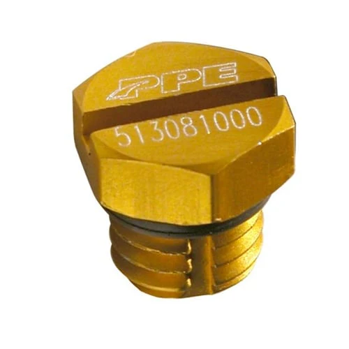 PPE 513081000 Air Bleeder Screw (Yellow) 01-16 6.6L GM Duramax