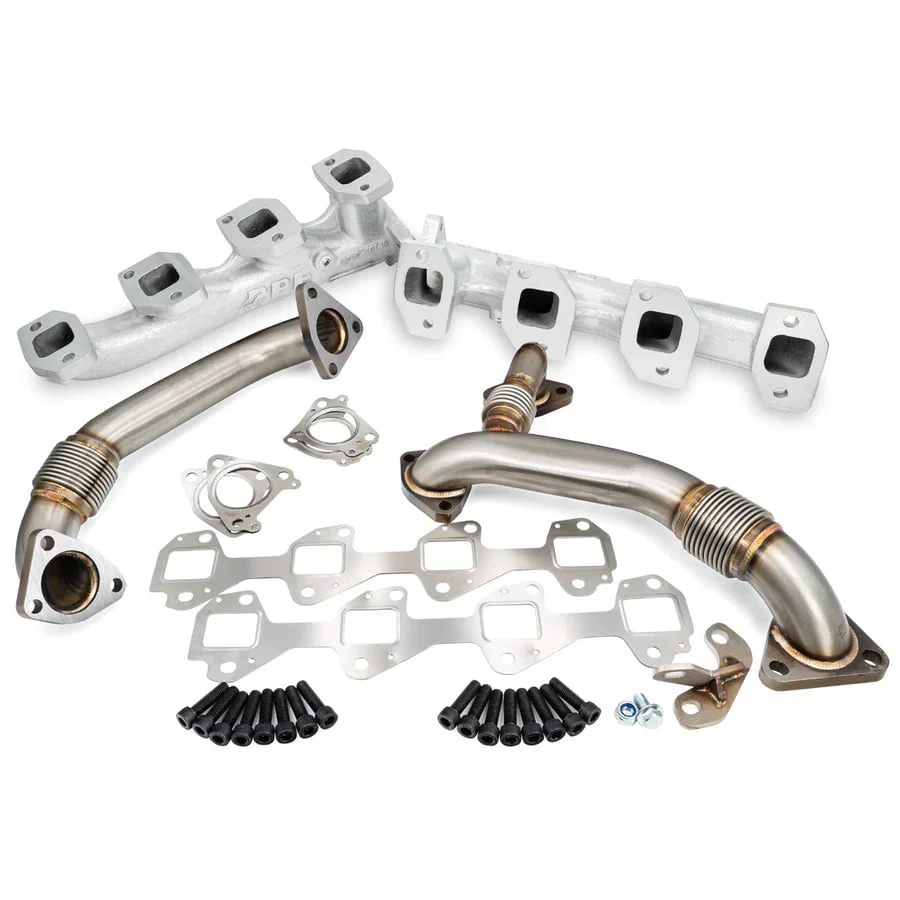 PPE High Flow Exhaust Manifolds with Up-Pipes-50 State Legal 01-10 Duramax - Image 5