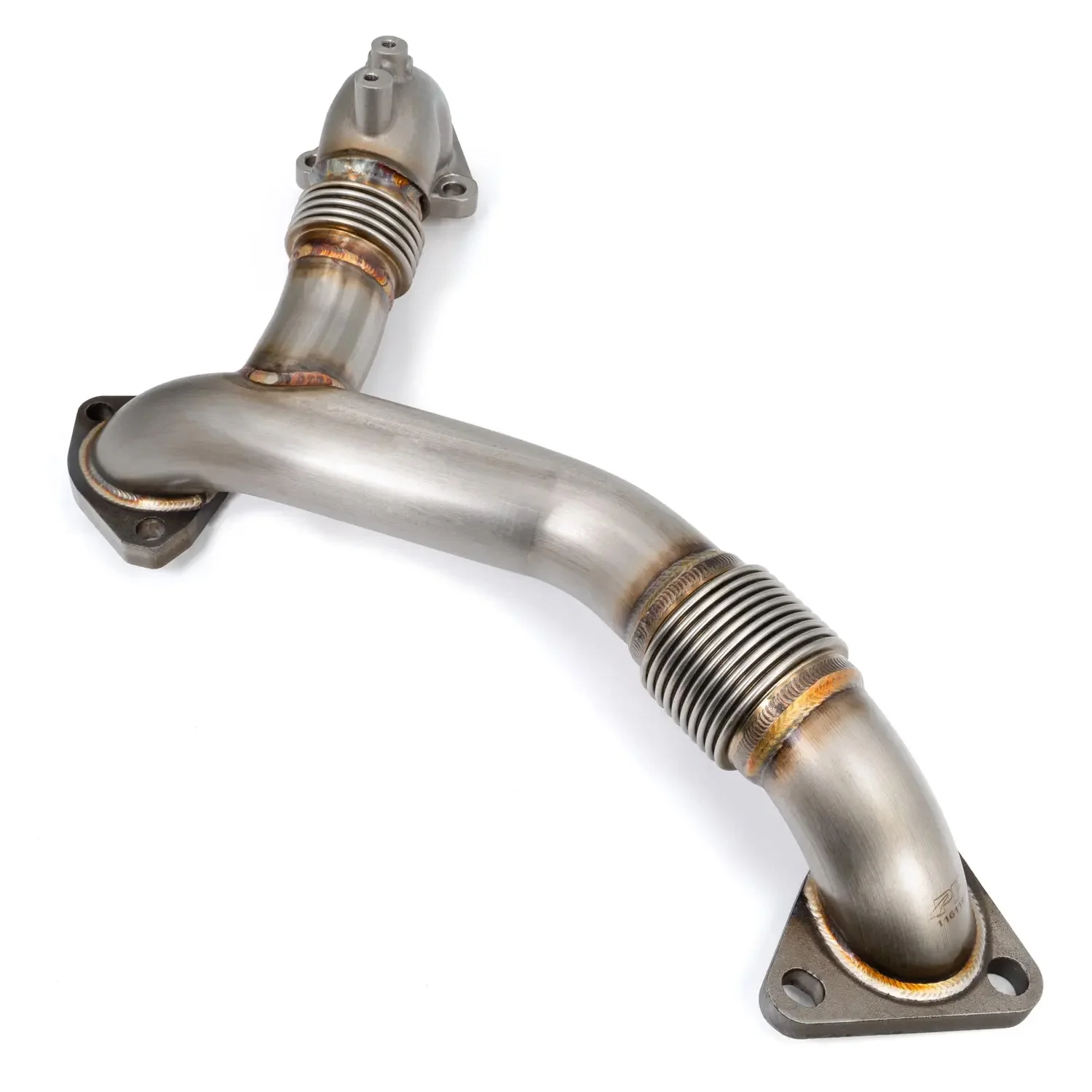 PPE Replacement Up-Pipe (Passenger Side) for OEM Exhaust Manifold 11-16 GM 6.6L Duramax LML