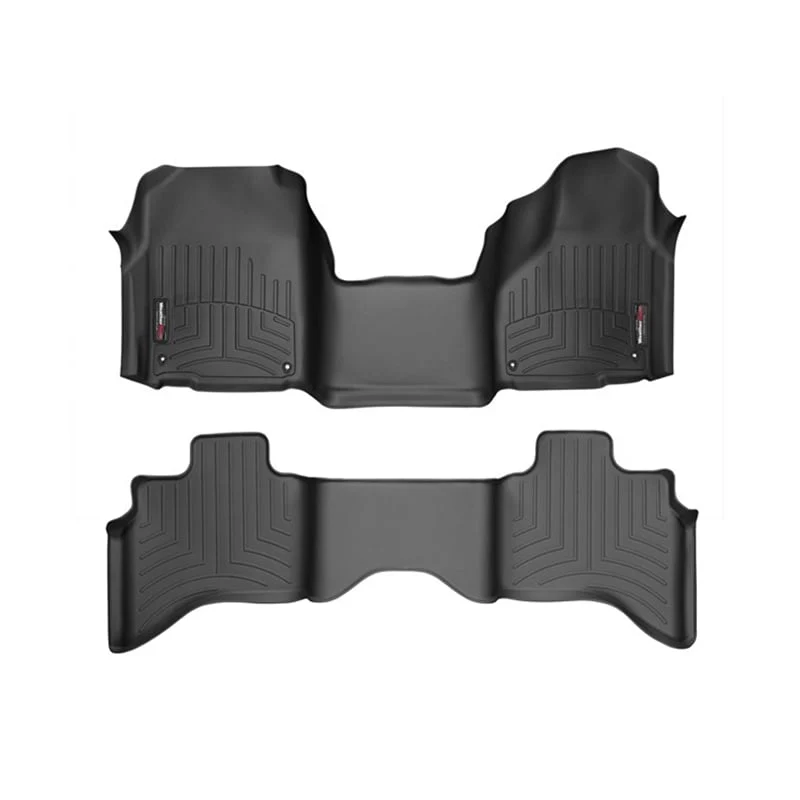 WeatherTech DigitalFit Floor Liner Set (w/ Over the Hump Front) 12-18 Dodge Ram 1500 Quad Cab