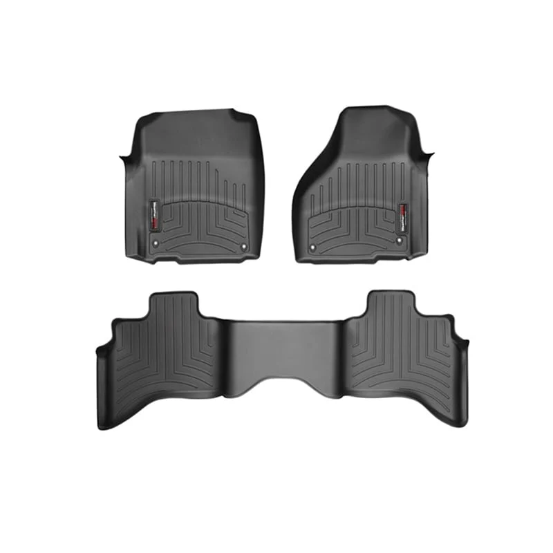 WeatherTech DigitalFit Floor Liner Set (w/ 2 Piece Front) 12-18 Dodge Ram 1500 Quad Cab